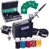 Set Premium de Modelare cu Aerograf HS08ac-ka în Valiză - Kit Complet pentru Pictură cu Compresor