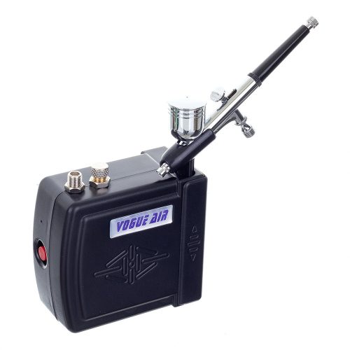 Set Premium de Modelare cu Aerograf HS08ac-ka în Valiză - Kit Complet pentru Pictură cu Compresor