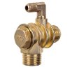 Supapă de Reținere pentru Compresor, Fără Tensiune 1/2" x 3/4" Technic CVM10-02, Compatibilă cu Compresoare de 50/100 Litri, Presiune Maximă 16 Bar, Aliaj de Zinc