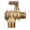 Supapă de Reținere pentru Compresor, Fără Tensiune 1/2" x 3/4" Technic CVM10-02, Compatibilă cu Compresoare de 50/100 Litri, Presiune Maximă 16 Bar, Aliaj de Zinc