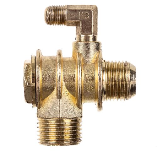 Supapă de Reținere pentru Compresor, Fără Tensiune 1/2" x 3/4" Technic CVM10-02, Compatibilă cu Compresoare de 50/100 Litri, Presiune Maximă 16 Bar, Aliaj de Zinc