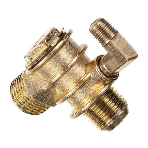 Supapă de Reținere pentru Compresor, Fără Tensiune 1/2" x 3/4" Technic CVM10-02, Compatibilă cu Compresoare de 50/100 Litri, Presiune Maximă 16 Bar, Aliaj de Zinc