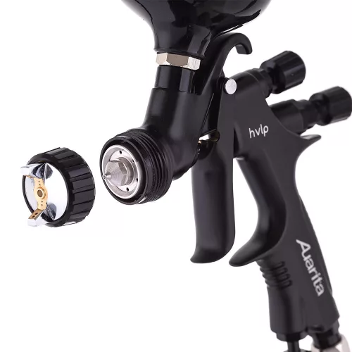 Pistol de Pulverizare Profesional Mini HVLP Auarita Nova Light cu Duza de 0,8 mm (250 ml)