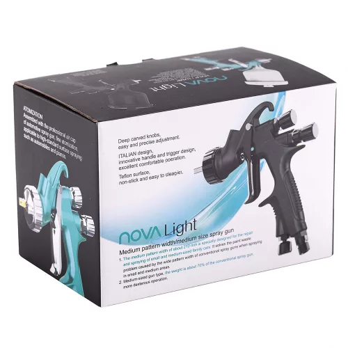 Pistol de Pulverizare Profesional Mini Volum Mare Presiune Mică Auarita Nova Light cu Duza de 1,0 mm (250 ml)