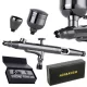 Airbrush Profesional pentru Modelare cu Duza de 0.3 mm și Două Rezervoare Technic X301