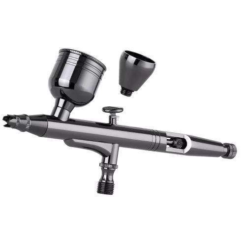 Airbrush Profesional pentru Modelare cu Duza de 0.3 mm și Două Rezervoare Technic X301