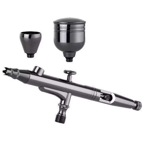 Airbrush Profesional pentru Modelare cu Duza de 0.3 mm și Două Rezervoare Technic X301