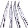 Set de Clești Lungime 280 mm cu Vârfuri Drepte și Îndoite TC Technic DN-H1116, cu Husă de Depozitare