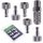 Set de Conectori Rapizi pentru Aerograf 6 Bucăți 1/8" Fengda BD-117K