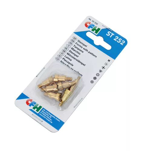 Set de Ștampile pentru Pirogravură Electrică, 7 Piese - Compatibil cu Modelul CFH 52245