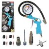 Set Pistol pentru Umflat Anvelope - Compatibil cu Diverse Supape pentru Obiecte precum Mingi sau Saltele