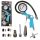 Set Pistol pentru Umflat Anvelope - Compatibil cu Diverse Supape pentru Obiecte precum Mingi sau Saltele