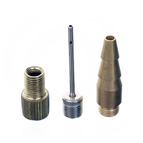 Set Pistol pentru Umflat Anvelope - Compatibil cu Diverse Supape pentru Obiecte precum Mingi sau Saltele