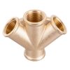 Distribuitor din Alamă pentru Sisteme Pneumatice 3+1 1/2" - Technic W04
