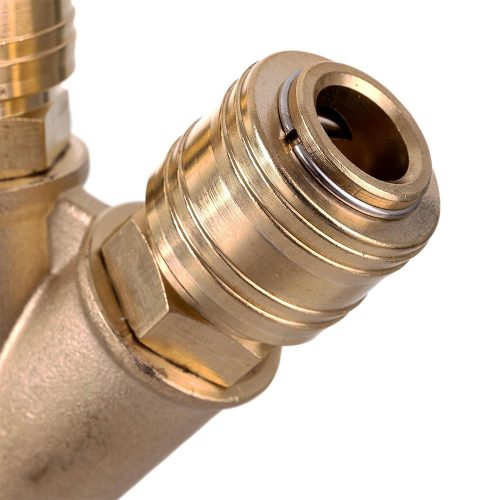 Distribuitor Pneumatic din Alamă cu 3 Conectori Rapizi și 1 Fişă