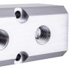 Bloc Distribuție Aer din Aluminiu pentru Pneumatică, 2x1/2" și 3x1/4", Technic AC0052