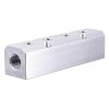 Bloc Distribuție Aer din Aluminiu pentru Pneumatică 2x1/2" 4x1/4" Technic AC0061