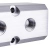 Bloc Distribuție Aer din Aluminiu pentru Pneumatică 2x1/2" 4x1/4" Technic AC0061