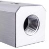Bloc Distribuție Aer din Aluminiu pentru Pneumatică, 2x1/2" și 5x1/4" - Technic AC0071