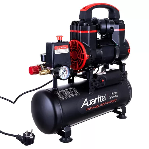 Compresor Premium fără Ulei 8 Litri cu 2 Pistoane Auarita 2-900F3