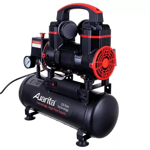 Compresor Premium fără Ulei 8 Litri cu 2 Pistoane Auarita 2-900F3