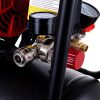 Compresor Multifunțional Fără Ulei Auarita 2-1450F24, 24 Litri, Cu Două Pistoane, Pentru Utilizare Profesională și Hobby