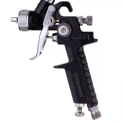 Pistol de Pulverizare Mini cu Duza de 1 mm TC Technic H-2000P HVLP 1 mm Negru (125 ml)
