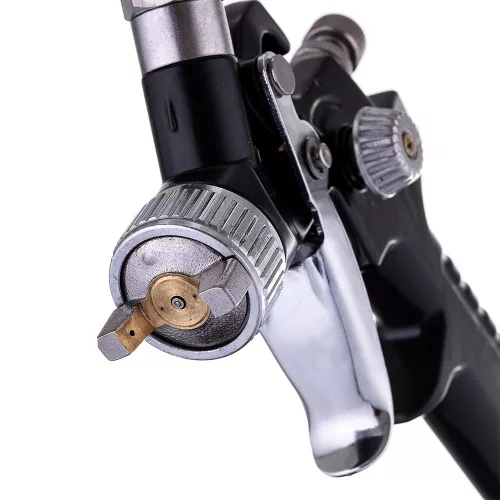 Pistol de Pulverizare Mini cu Duza de 1 mm TC Technic H-2000P HVLP 1 mm Negru (125 ml)