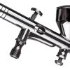 Airbrush Profesional pentru Pictură din Alamă Zincată cu Duza de 0,3 mm Technic X302 Gri
