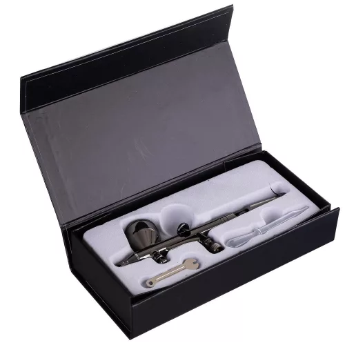 Airbrush Profesional pentru Pictură din Alamă Zincată cu Duza de 0,3 mm Technic X302 Gri