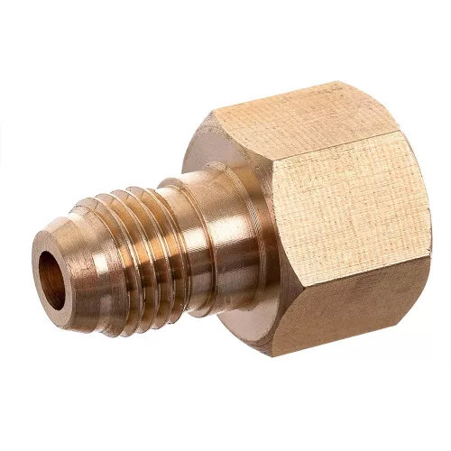 Adaptor Reductor Azot 1/4" SAE la G 1/4", Alamă pentru Sisteme de Răcire și Aer Condiționat Auto