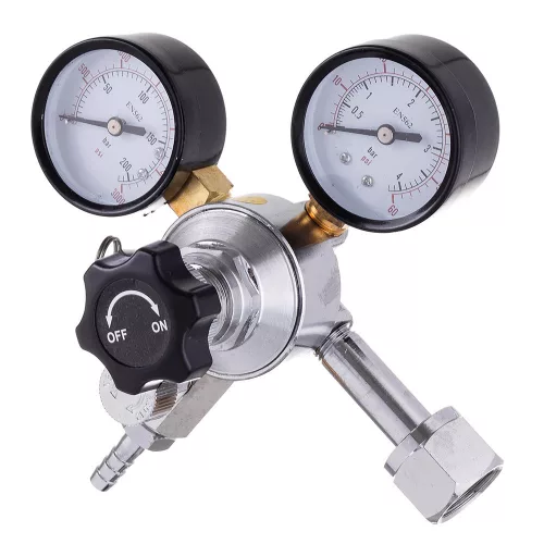 Reductor Dioxid de Carbon cu Supapă de Siguranță pentru Apă, Bere, Vin și Cidru - Model 2082