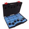 Set Aerograf Profesional Fengda BD-810 cu 6 Pistoale BD-800, Acțiune Dublă, Furtun Compatibil 1/8", Duze 0,35 mm, Rezervor 20 ml