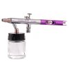 Set Aerograf Profesional Fengda BD-810 cu 6 Pistoale BD-800, Acțiune Dublă, Furtun Compatibil 1/8", Duze 0,35 mm, Rezervor 20 ml