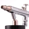 Set Aerograf Profesional Fengda BD-810 cu 6 Pistoale BD-800, Acțiune Dublă, Furtun Compatibil 1/8", Duze 0,35 mm, Rezervor 20 ml