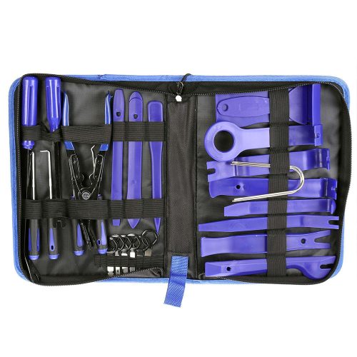 Set Profesional pentru Tapițerie Auto de 40 de Piese TC Technic F3009 - Extractoare, Clești, Instrumente de Îndepărtare Tapițerie și Cleme