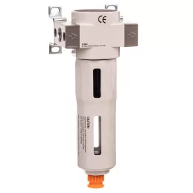   Filtru de Aer, Separator Ulei și Apă 1/4" F2000-02, 5 Microni, Racord 12 mm, Presiune 0-10 bar