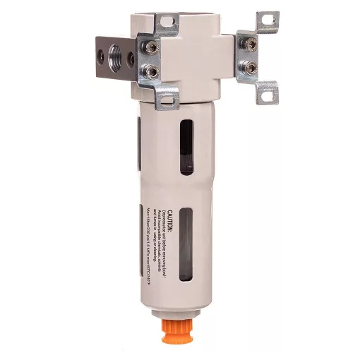 Filtru de Aer, Separator Ulei și Apă 1/4" F2000-02, 5 Microni, Racord 12 mm, Presiune 0-10 bar