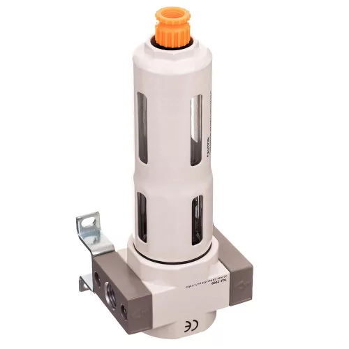 Filtru de Aer, Separator Ulei și Apă 1/4" F2000-02, 5 Microni, Racord 12 mm, Presiune 0-10 bar