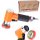 Polizor unghiular pneumatic excentric Technic PT942, diametru disc 50 mm, conector aer 1/4", consum aer 170 l/min, viteză maximă 15000 rotații/min, greutate ~0,7 kg, lungime 160 mm