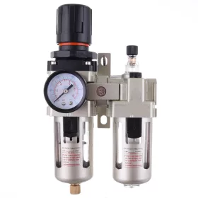   Unitate de Pregătire a Aerului - Filtru, Uscător, Regulator de Presiune, Lubrificator Technic AC3010-02 - 0,02 mm