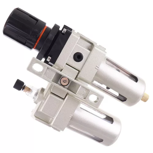 Unitate de Pregătire a Aerului - Filtru, Uscător, Regulator de Presiune, Lubrificator Technic AC3010-02 - 0,02 mm