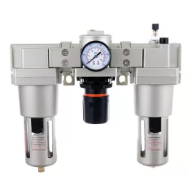   Unitate de Pregătire Aer - Filtru, Separator, Uleiator Automat și Regulator Presiune 1" Tehnic AC5000-10 - 20 Microni