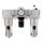 Unitate de Pregătire Aer - Filtru, Separator, Uleiator Automat și Regulator Presiune 1" Tehnic AC5000-10 - 20 Microni