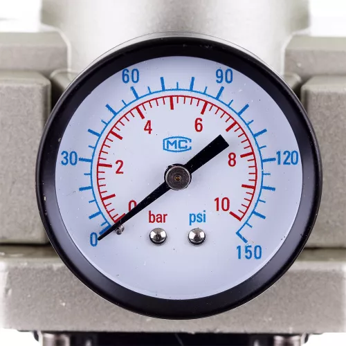 Unitate de Pregătire Aer - Filtru, Separator, Uleiator Automat și Regulator Presiune 1" Tehnic AC5000-10 - 20 Microni