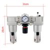 Unitate de Pregătire Aer - Filtru, Separator, Uleiator Automat și Regulator Presiune 1" Tehnic AC5000-10 - 20 Microni