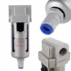 Separator dehidrator automat cu descărcare 1/2" pentru sisteme pneumatice - Filtru 20μm AF4000-04DCH