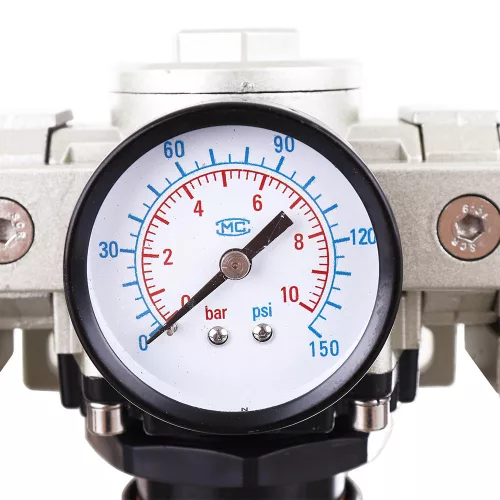 Unitate de Pregătire a Aerului - Filtru de Aer, Regulator de Presiune, Separator de Apă, Ungător Automat 1/2" Tehnic AC4000-04-20 Micron