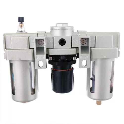 Unitate de Pregătire a Aerului - Filtru de Aer, Regulator de Presiune, Separator de Apă, Ungător Automat 1/2" Tehnic AC4000-04-20 Micron