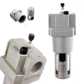   Lubrificator Pneumatic pentru Sisteme și Unelte 1" Technic AL5000-10CH cu Capacitate de Lubrifiere de 5000 l/min și Rezervor de 130 ml
